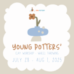 Kids Summer Camp Wheel Throwing July 28 to Aug 1, 2025 - 9 am to 12 pm