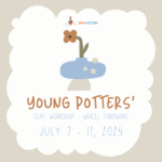 Kids Summer Camp Wheel Throwing July 7 to July 11, 2025 - 9 am to 12 pm